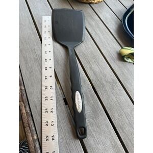 Farberware 12"  Solid Spatula Turner Flipper Black Nylon Plastic